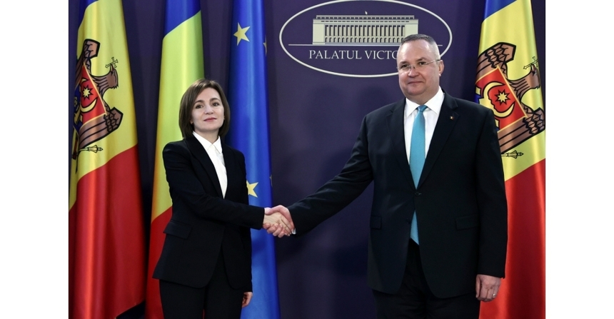 Premierul Nicolae Ciucă a reafirmat, în discuţiile cu Maia Sandu, susţinerea politică şi tehnică pentru integrarea Republicii Moldova în UE