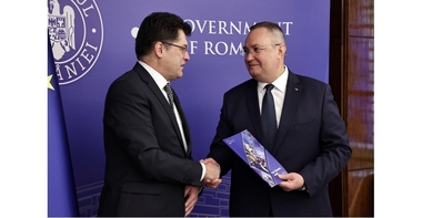 Nicolae Ciucă a discutat cu Janez Lenarčič, comisarul european pentru ajutor umanitar, despre necesitatea dezvoltării rezilienţei la dezastre şi a capacităţilor de protecţie civilă la nivelul UE