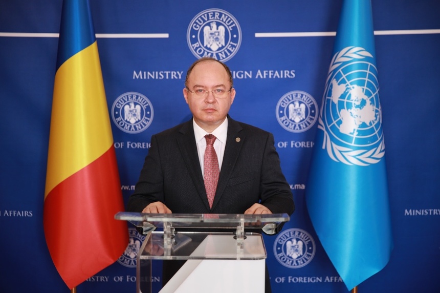 Ministrul Bogdan Aurescu a reafirmat sprijinul României pentru independenţa şi suveranitatea Ucrainei, la sesiunea Consiliului ONU pentru Drepturile Omului de la Geneva