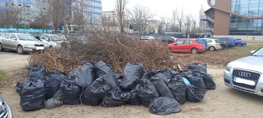 UPDATE - Ciolacu, după o plimbare în sectorul 1: Oriunde ai merge, ceea ce odată se numea Sectorul Verde e acum plin de mult praf, bănci şi coşuri de gunoi rupte sau lipsă şi, peste toate, multă, foarte multă mizerie / Replica lui Clotilde Armand -FOTO