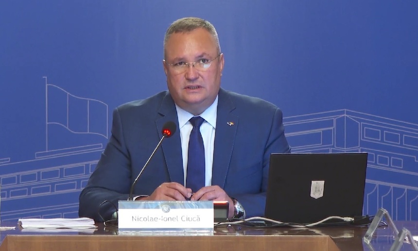 Nicolae Ciucă: Până la finele anului ne atingem obiectivul asumat de absorbţie, de minim 90%, din cadrul multianual 2014-2020 / Pe PNRR, sunt semnate 8.500 de contracte, în valoare de 11 miliarde de euro