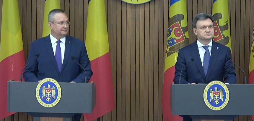 Nicolae Ciucă, în declaraţiile comune cu premierul Recean: România a propus recent la nivel european crearea unui regim de sancţiuni pentru contracararea acţiunilor de destabilizare a Republicii Moldova, continuăm demersurile în această direcţie