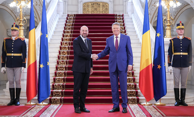 Klaus Iohannis, declaraţii comune cu Charles Michel: Am avut un schimb de vederi pe tema aderării la Schengen / Avem susţinerea Preşedintelui Consiliului European în vederea adoptării unei decizii pozitive privind aderarea anul acesta - VIDEO