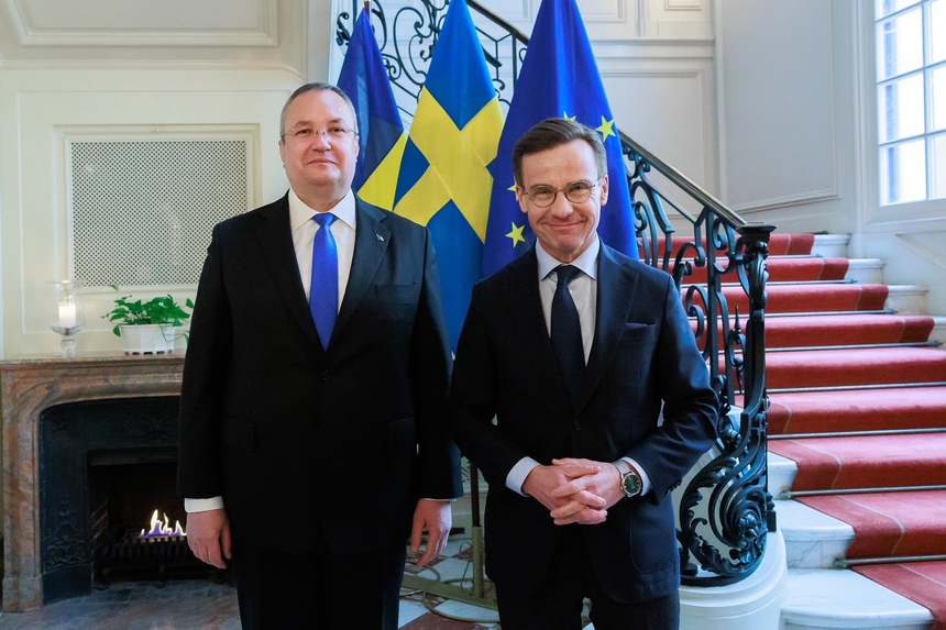 Premierul Nicolae Ciucă: Doresc să transmit un mesaj puternic de sprijin pentru aderarea Suediei la NATO