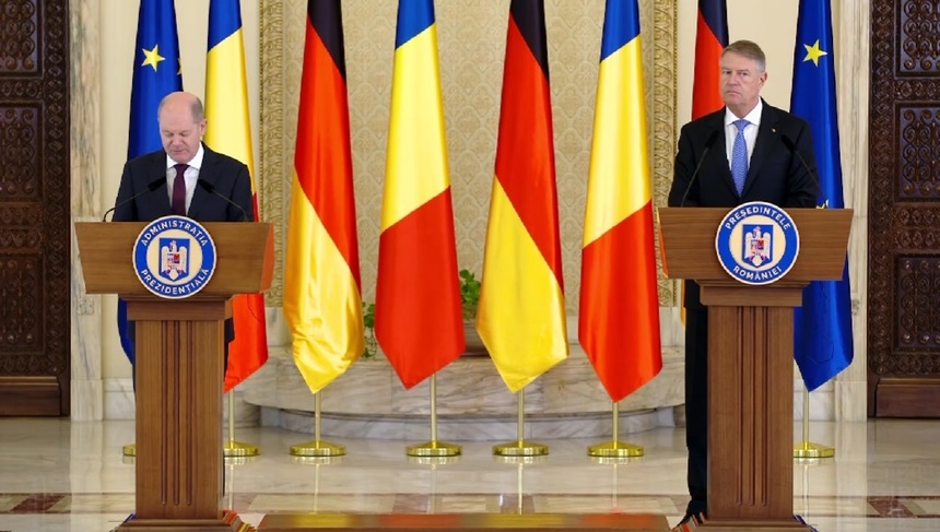 Iohannis, despre aderarea la Schengen: România are un sprijin masiv din partea statelor membre ale UE şi credem că, până la finalul acestui an, chestiunea poate fi rezolvată pozitiv / Olaf Scholz: România a îndeplinit toate condiţiile 