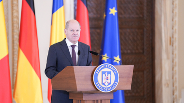 Olaf Scholz: Vom sprijini militar Ucraina atât cât va fi nevoie. Doresc să-mi exprim aprecierea faţă de România pentru rolul său important la preluarea a numeroşi refugiaţi din Ucraina