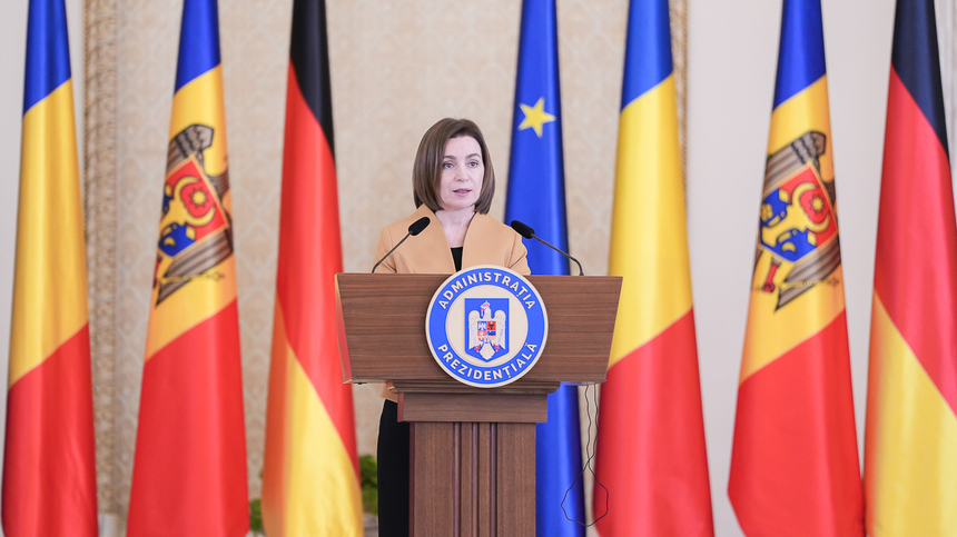 Maia Sandu: Unii au dorit ca Moldova să cadă şi astfel să slăbească Ucraina şi Uniunea Europeană. Moldova se ţine dreaptă / Am fost casă pentru sute de mii de refugiaţi, am scăpat de şantajul rusesc al gazului