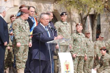 Nicolae Ciucă, la Focşani: În vecinătate se derulează un război de uzură, un război lung, o provocare pentru lumea liberă /  Dorim să dotăm Armata română cu toate capabilităţile moderne de care are nevoie pentru a putea să apere ţara - VIDEO