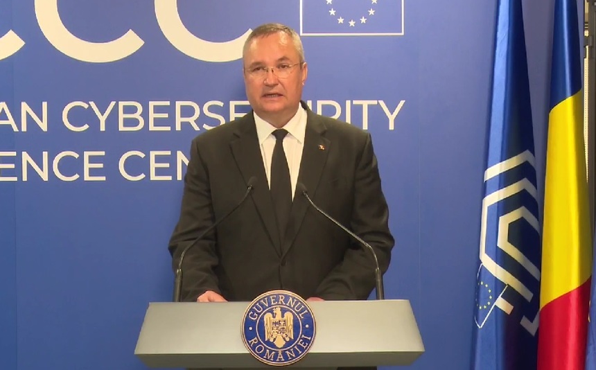 Nicolae Ciucă: Găzduirea Centrului european pentru competenţe în domeniul securităţii cibernetice la Bucureşti este un succes de ţară