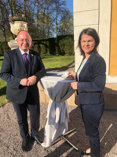 Bogdan Aurescu, întâlnire cu omologul german, Annalena Baerbock, în marja reuniunii Gymnich de la Stockholm / Discuţii despre consolidarea relaţiilor bilaterale, situaţia din regiune şi aderarea României la Schengen