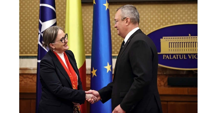 Premierul Nicolae Ciucă a discutat cu ambasadoarea Canadei în România, în vizita de rămas-bun, despre progresele înregistrate în relaţiile bileterale şi cooperarea nucleară civilă