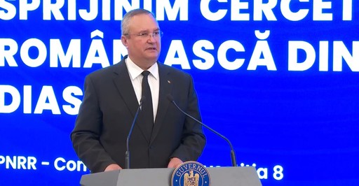 Nicolae Ciucă: Semnăm contracte în valoare de 117 milioane de euro, bani care sunt destinaţi cercetătorilor români din diaspora, care vor lucra foarte îndeaproape, în anumite proiecte, cu universităţile, institutele din ţara  noastră