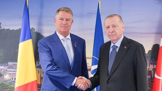 Klaus Iohannis îl felicită pe preşedintele Recep Tayyip Erdogan pentru realegerea în funcţie: Aştept cu nerăbdare să continuăm cooperarea strânsă, bazată pe Parteneriatul Strategic dintre ţările noastre