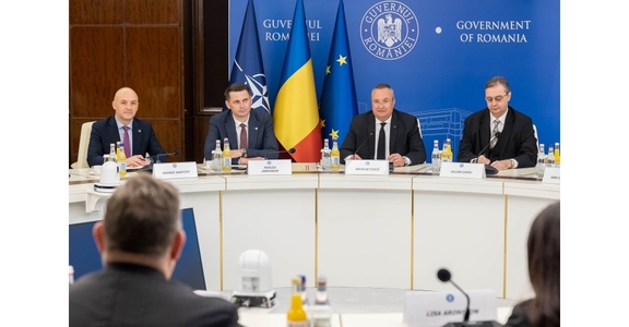 Premierul Nicolae Ciucă, discuţii cu grupul de lucru al Atlantic Council pentru Strategia Mării Negre, în contextul agresiunii ruse asupra Ucrainei