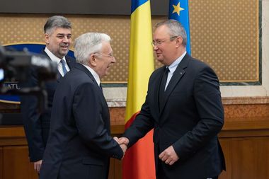Nicolae Ciucă, despre discuţia cu guvernatorul BNR Mugur Isărescu şi premierul Marcel Ciolacu: Plan de acţiune pentru încadrarea în ţinta de deficit de 4,4%, măsuri pentru reducerea ratei inflaţiei la 8% şi un plan de investiţii de 250 miliarde lei