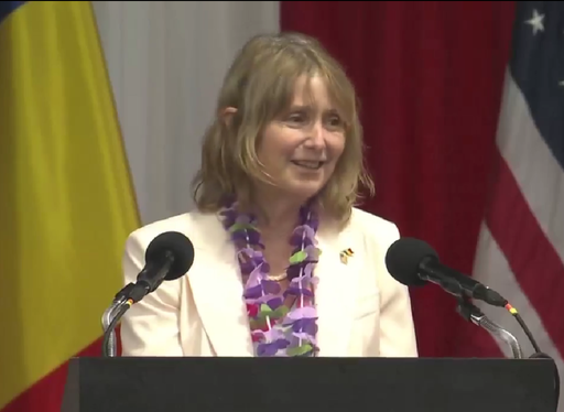 Ambasadorul SUA, discurs în limba română la recepţia de Ziua Independenţei: Valorile democratice se află în inima Parteneriatului Strategic, puternic şi durabil / Despre ajutorul pentru Ucraina: Generozitatea este emoţionantă şi nu va fi uitată - VIDEO

