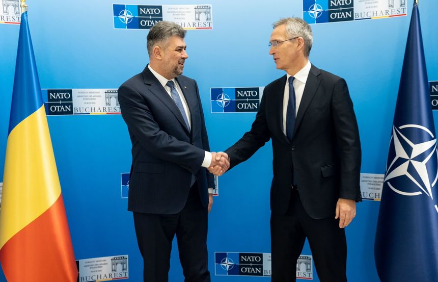 Marcel Ciolacu, după ce NATO a decis prelungirea mandatului lui Jens Stoltenberg la conducerea Alianţei: România va colabora îndeaproape pentru consolidarea Flancului Estic