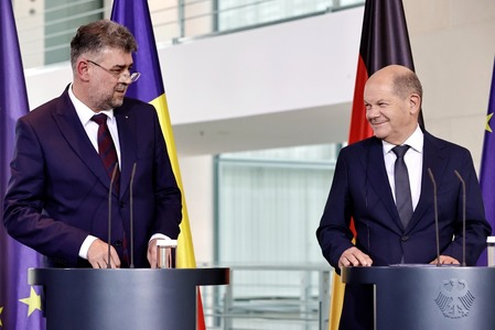 Marcel Ciolacu: În sfârşit şi România este un stâlp pentru Germania, dar şi Germania este un stâlp pentru România / Germania este partenerul principal al României
