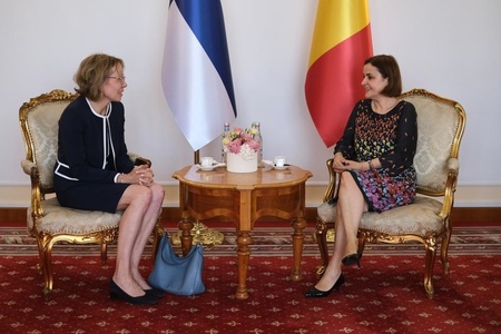 Ministrul de Externe, Luminiţa Odobescu a primit-o pe ambasadorul Republicii Finlanda în România, Marjut Akola, în vizită de rămas-bun