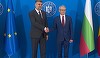 Premierul Republicii Bulgaria, Nikolai Denkov, primit la Palatul Victoria de premierul Marcel Ciolacu