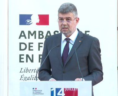 Ciolacu: România şi Franţa împărtăşesc o istorie consistentă, cu un filon esenţial, flacăra idealurilor vibrante ale Revoluţiei Franceze/ Franţa este cel mai important partener strategic în Europa