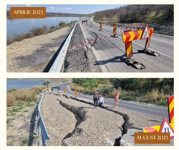 PSD Iaşi: Cel mai mare proiect de infrastructură rutieră judeţeană din ţară, făcut praf de PNL. Cratere mari cât un stat de om!