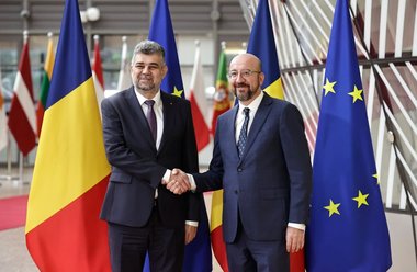 UPDATE - Premierul Marcel Ciolacu, întrevedere cu preşedintele Consiliului European, Charles Michel, la Bruxelles: Situaţia din Marea Neagră, provocările ţării noastre, integrarea în Schengen, Republica Moldova şi Ucraina, pe agenda discuţiilor