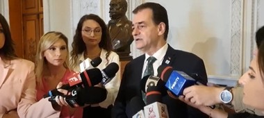Ludovic Orban: Consiliul Naţional a mandatat parlamentarii Forţa Dreptei să iniţieze, să semneze şi să voteze moţiunea de cenzură depusă împotriva guvernului / Toţi cei 16 parlamentari ai formaţiunii vor semna moţiunea 