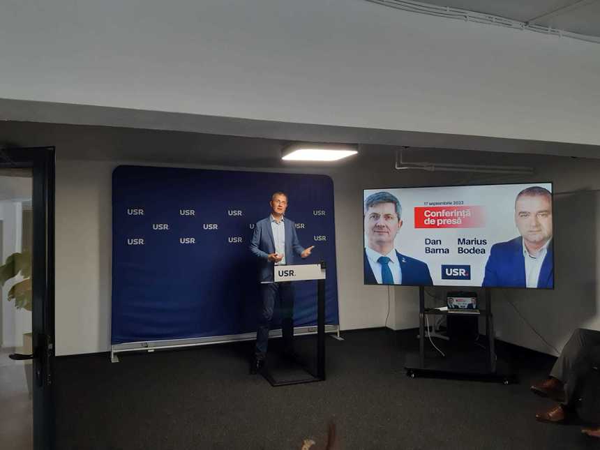Dan Barna, vicepreşedinte USR: Cel mai probabil, senatorul Marius Bodea va fi candidatul USR la Primăria Iaşi. Stă bine în sondaje, am încredere că va deveni primar