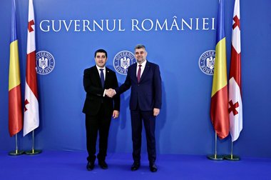 Marcel Ciolacu, discuţii cu preşedintele Parlamentului georgian despre proiectele de interconectare cu Georgia peste Marea Neagră, precum construirea unui cablu submarin de fibră optică, estimat să fie finalizat în toamna acestui an