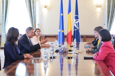 Klaus Iohannis, întrevedere la Cotroceni cu reprezentanţii Commit Global / Aceştia i-au prezentat şefului statului demersurile pentru construirea unei infrastructuri civice digitale