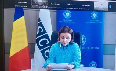 Luminiţa Odobescu, la reuniunea Consiliului Permanent consolidat al OSCE / Ministrul a condamnat atacurile Federaţiei Ruse asupra Ucrainei, inclusiv cele din imediata vecinătate a graniţelor României 