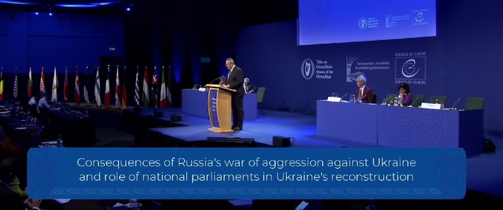 Preşedintele Senatului Nicolae Ciucă: Este în interesul Vestului şi al României ca Ucraina să devină, în timp, stat membru al UE şi NATO