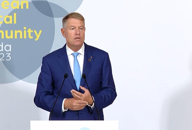 Iohannis, după întâlnirea în formatul Comunităţii Politice Europene, din Spania: Tema centrală a fost Ucraina, nu numai prin faptul că preşedintele Zelenski a participat şi ni s-a adresat, dar aceste chestiuni legate de securitate ne preocupă pe toţi