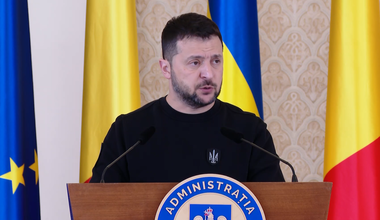 Zelenski, la Bucureşti: România a ales Ucraina în cel mai dificil moment din istoria noastră / România ne-a acordat şi sprijin militar şi umanitar / Am discutat despre un parteneriat strategic pe viitor între România şi Ucraina