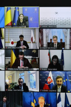 Luminiţa Odobescu a subliniat importanţa susţinerii energetice a Ucrainei, la reniuniune online G7+