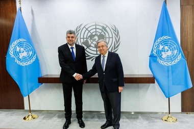 Ciolacu, la ONU: România iubeşte pacea şi aspiră la soluţionarea divergenţelor între ţări pe calea dialogului şi negocierii. Diplomaţia e oricând preferabilă armelor. Dar ne dorim o pace care să nu răsplătească agresorii
