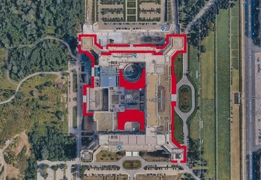 Restricţii temporare de acces, în anumite zone ale Palatului Parlamentului, din cauza posibilităţii desprinderii unor elemente de pe faţada clădirii 