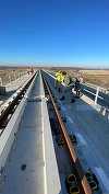Robert Cazanciuc: Carol I, calea ferată şi Mănăstirea Comana. Cel mai mare viaduct de cale ferată aflat în lucru în România, 1.3 kilometri, va fi gata în luna martie