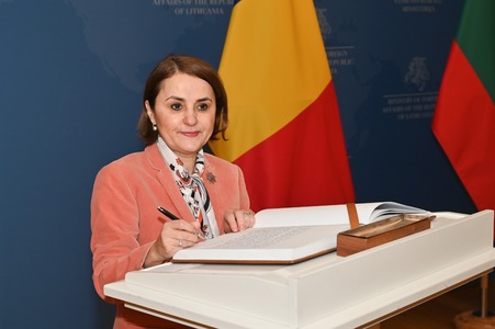 Ministrul afacerilor externe, Luminiţa Odobescu, la evenimentul de lansare la Bucureşti a Preşedinţiei belgiene a Consiliului Uniunii Europene: Statul român contribuie în mod activ la procesul de definitivare a viitoarei Agende Strategice a Uniunii