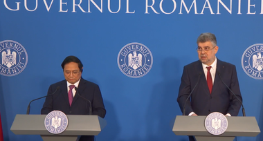 Ciolacu: Suntem pregătiţi să oferim toată logistica necesară pentru ca în cooperare cu porturile vietnameze să creştem semnificativ volumele de transport / Îmi doresc o dublare a schimburilor comerciale către 1 miliard de euro, în anii următori