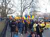 AUR spune că peste 1600 de oameni au participat la Marşul Unirii pe care l-a organizat la Focşani
