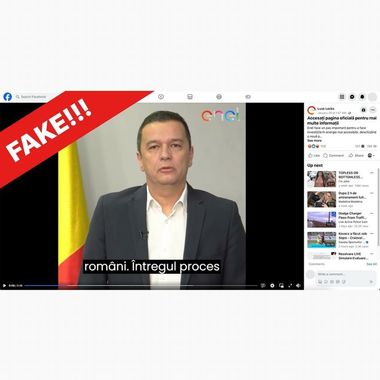 Ministrul Transporturilor, Sorin Grindeanu: Am sesizat astăzi instituţiile abilitate pentru a fi identificate şi pedepsite persoanele care îmi folosesc imaginea pentru a promova o fictivă vânzare de acţiuni la o companie