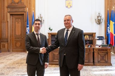 Nicolae Ciucă, întrevedere cu ministrul Afacerilor Externe al Republicii Moldova, Mihai Popşoi: Faptul că prima sa vizită externă oficială este în România arată, încă o dată, relaţiile excelente pe care le avem 