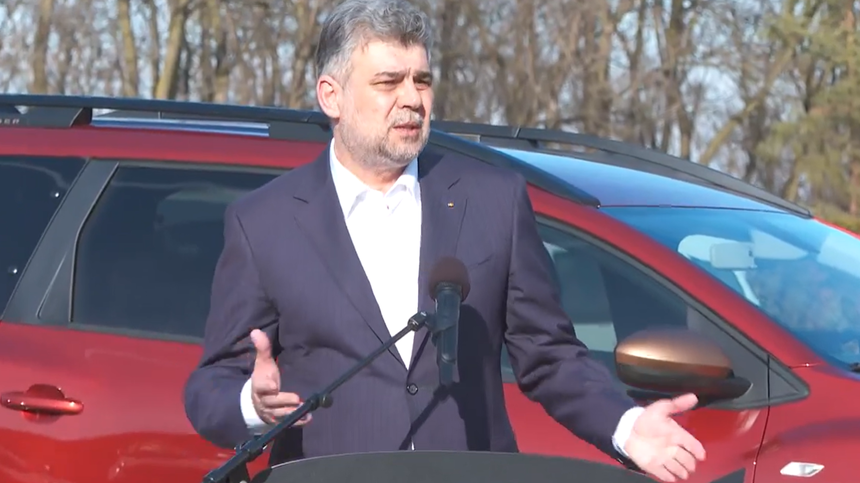 Marcel Ciolacu:  Maşina mea, ca şi prim-ministru, din acest moment va fi Dacia Duster