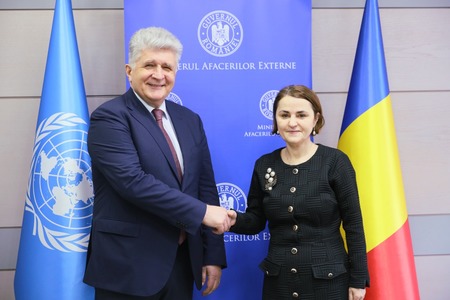 Ministrul de Externe, Luminiţa Odobescu, întrevedere cu Asistentul Secretarului General ONU pentru Europa, Asia Centrală şi Americi: România va asigura, în continuare, culoare sigure de export pentru cerealele ucrainene
