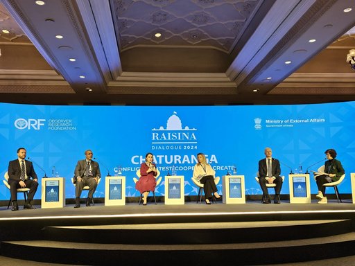 Luminiţa Odobescu a condamnat ferm acţiunile Rusiei împotriva Ucrainei şi a prezentat sprijinul României pentru Ucraina, la Forumul Raisina Dialogue din India