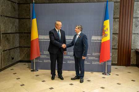 Nicolae Ciucă, după întrevederea cu Igor Grosu, preşedintele Parlamentului Republicii Moldova: Bucureştiul va sprijini în continuare Chişinăul, la fel ca până acum