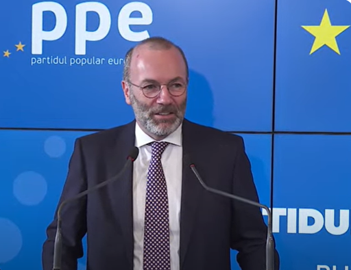 Preşedintele PPE, Manfred Weber, la Bucureşti: România trebuie să pună oameni competenţi în Parlamentul European. România va decide pe 9 iunie dacă veţi avea o echipă puternică în Bruxelles sau îşi va irosi voturile pe extremişti