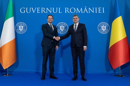 Premierul Marcel Ciolacu, discuţii cu omologul din Irlanda despre cooperarea bilaterală, securitate în regiune şi sprijinul pentru Ucraina şi Republica Moldova
